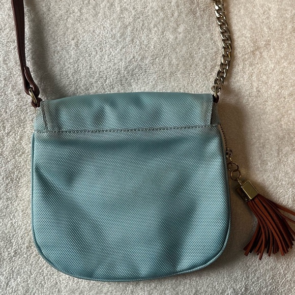 Vintage JPK Paris 75 crossbody bag, simple classic timeless, pale blue, leather - Picture 8 of 8